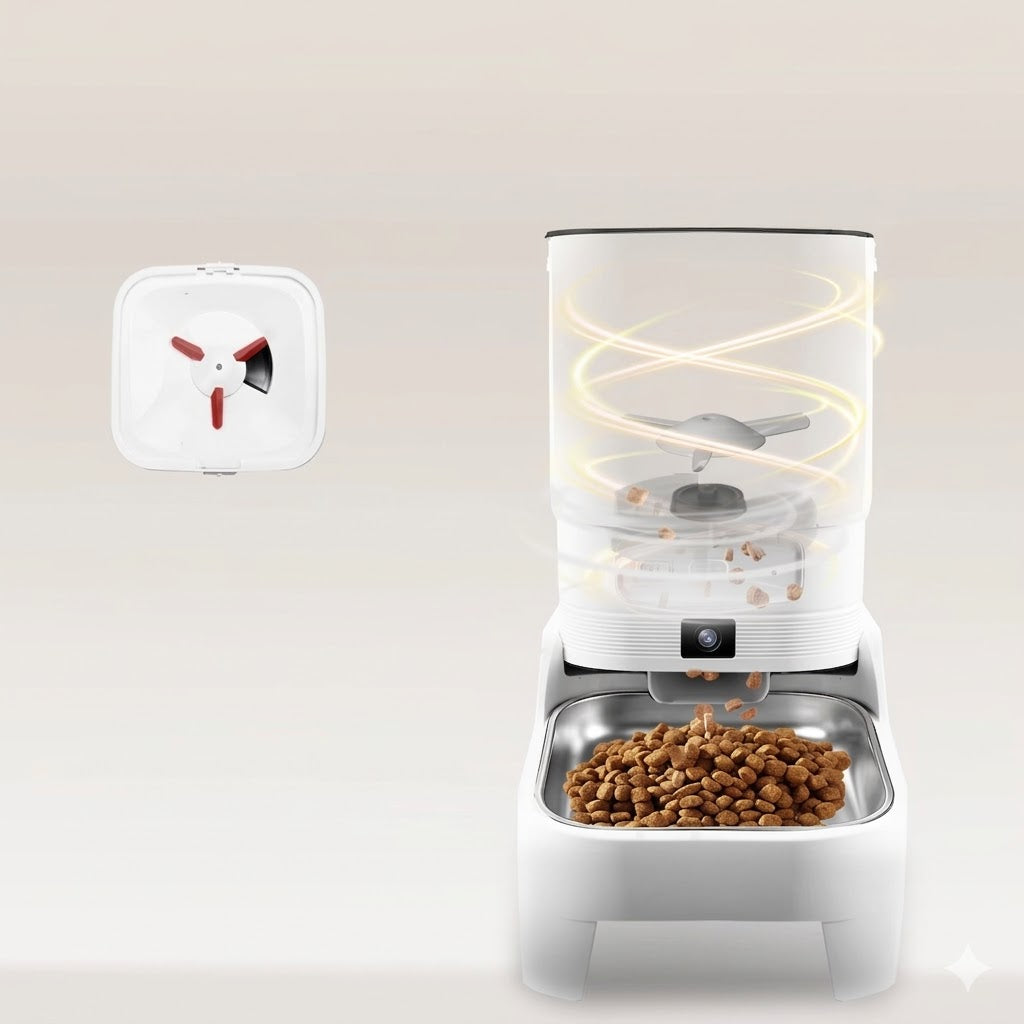 MyPawler™ | Smart HD Video Pet Feeder with Elevated Neck Care